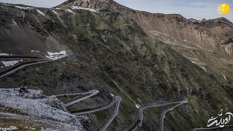 (تصاویر) خطرناک&zwnj;ترین جاده جهان در دامنه آلپ